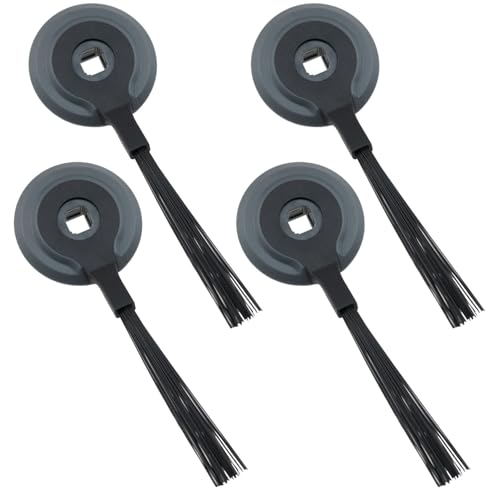 XZW 4 Stück Seitenbürste Staubsauger Roboter Zubehör für Shark Ion Roboter RVSBK950 RV750 R85 RV850 S87 Schwarz von XZW