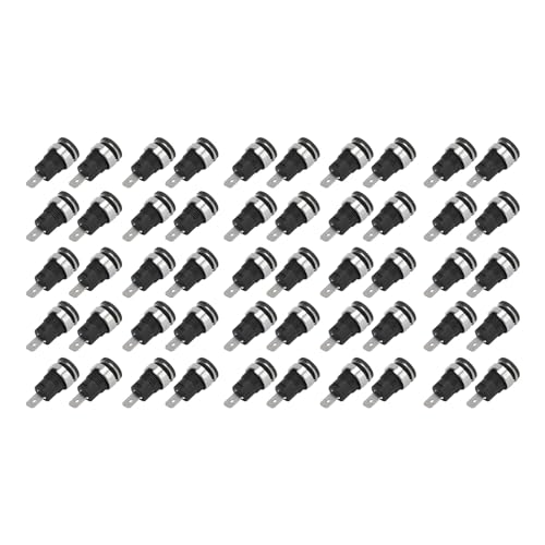 Bananenstecker 4mm Buchse, 50 Stück, Roter Kupferkontakt, Elektrische Prüfanschlüsse - Hohe Strombelastung, Lange Lebensdauer, Zuverlässige Übertragung für Messgeräte (Typ 5) von XZXCVN