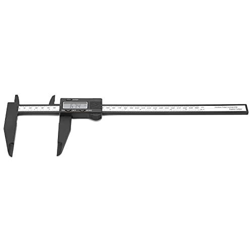 Digitaler Messschieber 0-300mm, LCD Schieblehre Carbon, Mikrometer Präzision - Präzise Messöffnung, Lange Messbacken, Für Metall und Heimwerker Digitaler Messschieber 0-300mm, LCD Schieblehre Carbon, Mikrometer Präzision - Präzise Messöffnung, Lange Messbacken, Für Metall und Heimwerker von XZXCVN