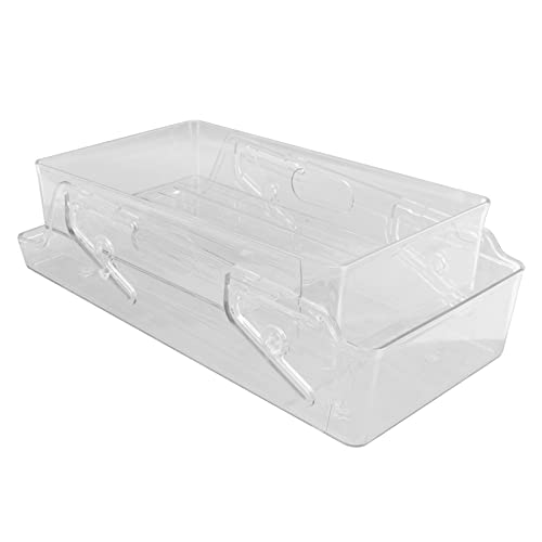 Dosenhalter Kühlschrank Doppelstöckig für 12 x 330ml oder 10 x 250ml Dosen automatische Nachfüllung Platzsparend aus robustem lebensmittelechtem Kunststoff Dosenhalter Kühlschrank Doppelstöckig für 12 x 330ml oder 10 x 250ml Dosen automatische Nachfüllung Platzsparend aus robustem lebensmittelechtem Kunststoff von XZXCVN