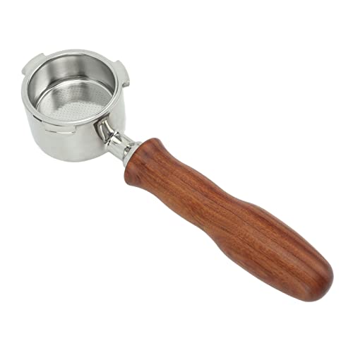 Dreiweg Siebträger mit 51 mm Edelstahl Siebkorb Bottomless Design 304 Lebensmittelqualität Edelstahl kompatibel mit DEDICA ARTE EC0680 EC0685 SEVERIN Kaffeemaschinen (Stil 3) von XZXCVN