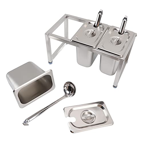 Gewürzregal aus Edelstahl Lebensmittelqualität 0 7 mm Polierte Oberfläche Kratzschutz Abgerundete Ecken für Küche (3pcs Box) von XZXCVN