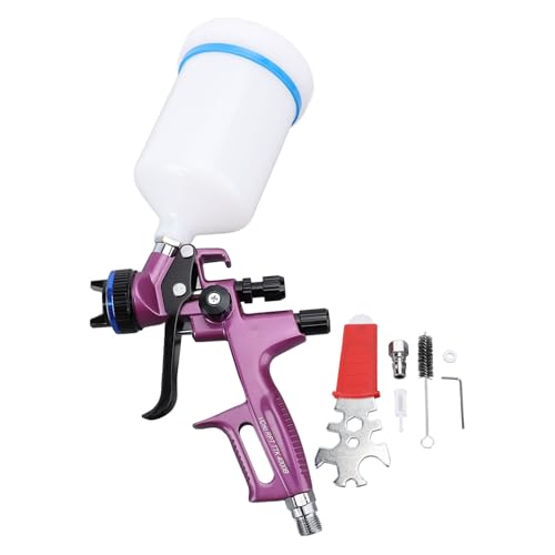 HVLP -Sprühpistolen -Kit mit 1,3 mm TIPP 600 ml Tasse professionelles Lacksprühgerät 4000B für Möbel Wandkunstprojekte Gemälde von XZXCVN