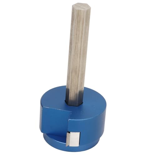 PVC Rohrentgrater, Kunststoffrohr Anfasgerät mit 8mm Hex Schaft, 32mm bis 50mm - Effiziente Rohrentgratung, Langlebiges Aluminium, Für Wasserleitungen und Abflussrohre (Blau) von XZXCVN