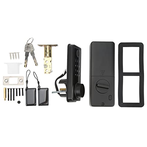 Smart Deadlock Schloss Elektronisch, Biometrisches Codeschloss, Bluetooth Türschloss für Tuya Smart - Fingerabdruck, App Steuerung, NFC Türöffnung von XZXCVN