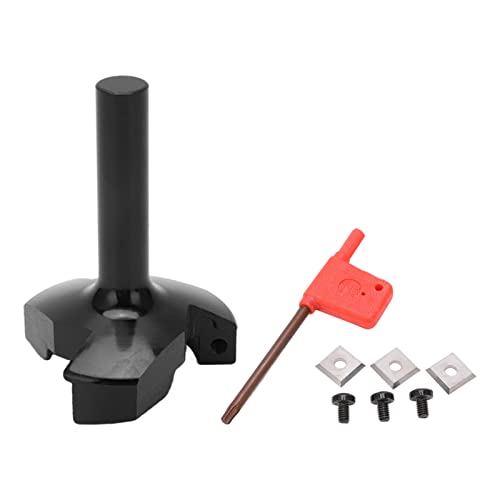 T Nut Fräser 3 Schneiden, Hartmetall, Für Holz, MDF, Spanplatte, Laminat, 8mm Schaft - Hohe Haltbarkeit, Geringer Schnittwiderstand, Ideal Für CNC Fräsen Und Hobeln (Typ 1) von XZXCVN