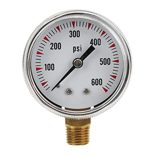Y50 0-600psi Radialdruck mit 1/4in NPT Messing anschluss für Druckmessung von XZXCVN