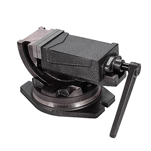 5-Zoll-Neigungswinkel Solider Schraubstock 360-Grad-Drehung Präzisionskegelschraubstock Präzisionsschraubstock(5 inch) von XZXXZSZ