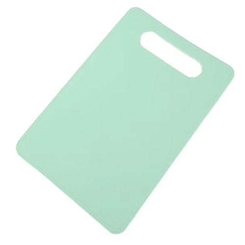Rutschfestes Kunststoff-Schneidebrett, Lebensmittel-Schneidblock, Matten-Werkzeug, Küchen- und Kochzubehör Babynahrungskocher (Mint Green, One Size) von XZincer