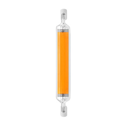 XZincer Super R7s R7s Bulb Cob Led Ceramics 118mm 20W Bright Glass Corn L Dimmable LED Light Licht Steckdose (Warm White, One Size) von XZincer