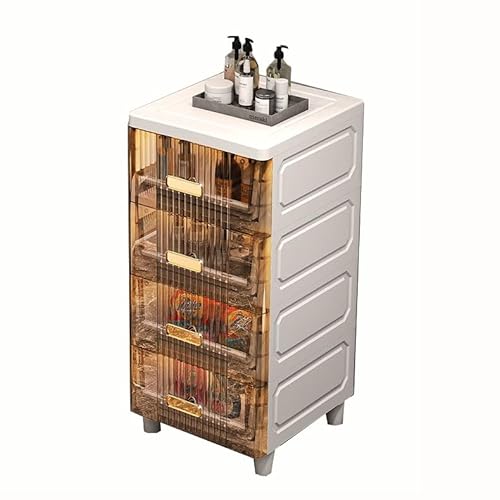 XaEjNzwDT Schrank Badezimmer Badrollwagen Seitenschrank Badezimmerregal Badschrank mit Rollen Badmöbel(Color:b,Size:65cm) von XaEjNzwDT