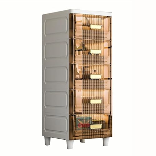 XaEjNzwDT Schrank Badezimmer Badrollwagen Seitenschrank Badezimmerregal Badschrank mit Rollen Badmöbel(Color:b,Size:79cm) von XaEjNzwDT