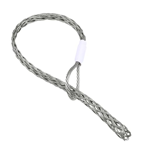 Xadnitu Kabelzuggriff für Drähte mit Außendurchmesser von 15–18 mm, Edelstahl-Kabelabzieher, Sockengeflecht, Lassos mit Seilschlaufe für robuste oder flexible Schnüre Xadnitu Kabelzuggriff für Drähte mit Außendurchmesser von 15–18 mm, Edelstahl-Kabelabzieher, Sockengeflecht, Lassos mit Seilschlaufe für robuste oder flexible Schnüre von Xadnitu