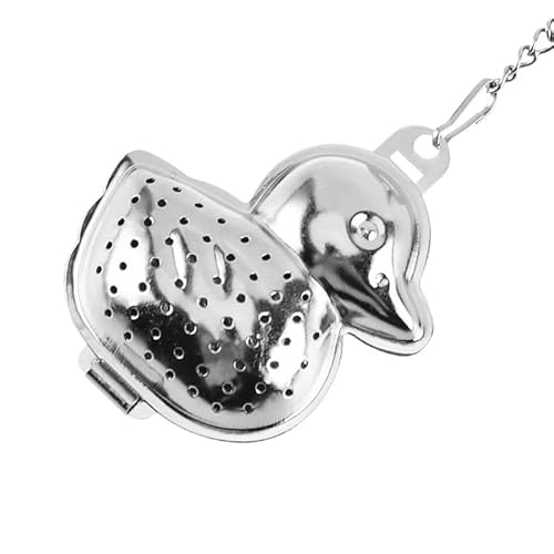 1 x Edelstahl-Tee-Ei, Kugel, Sieb, Kaffee-Diffusor, Griff, Kugel, Kräuter, Gewürzfilter, Teebeuteldiffusor (13) von Xailry
