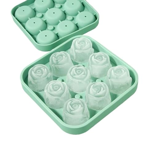 1 x Frozen Rose Form Lebensmittelqualität Silikon Korkblock Kühlschrank Eismaschine Mühle für Händler für Restaurants von Xailry