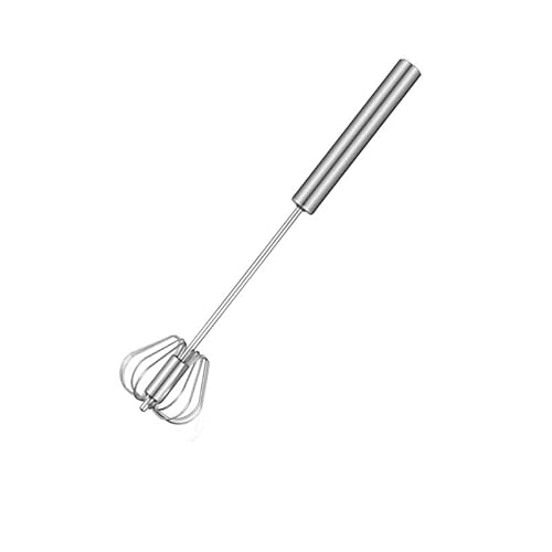 Handdruck, halbautomatischer Mixer, Schneebesen, Eierschlägel, Edelstahl, Küchenzubehör, Werkzeuge, selbstdrehender Creme-Utensilien, Schneebesen von Xailry