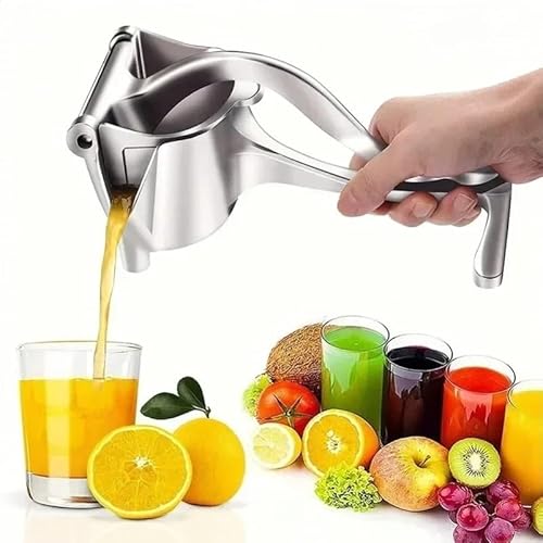 Manuelle Saftpresse aus Aluminiumlegierung, Handdruck, Obstpresse, Granatapfel, Orange, Zitronenpresse, Küchenzubehör von Xailry