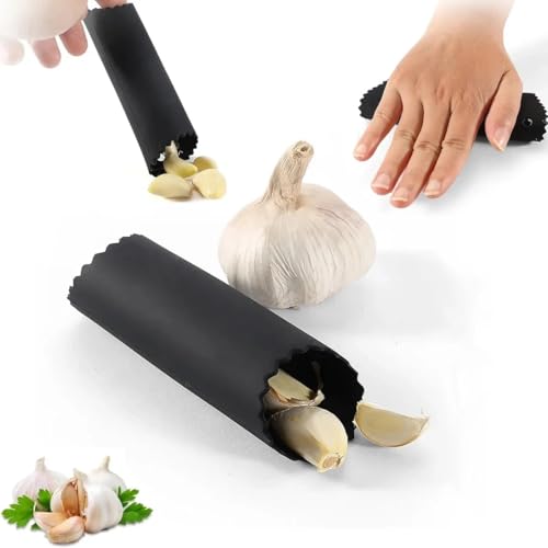 Silikon-Knoblauchschäler, manueller Knoblauchschäler, Knoblauchwerkzeug, einfach zu bedienen, Küchenzubehör, Himmelblau von Xailry