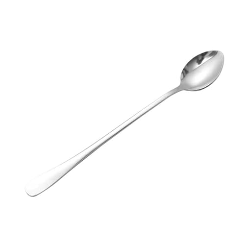Teelöffel für Tee, Kaffee, Suppe, zum Essen, Rühren, Rühren, langer Griff, Teelöffel, Cocktail, Eis, Honig, Küchenbesteck (01) von Xailry