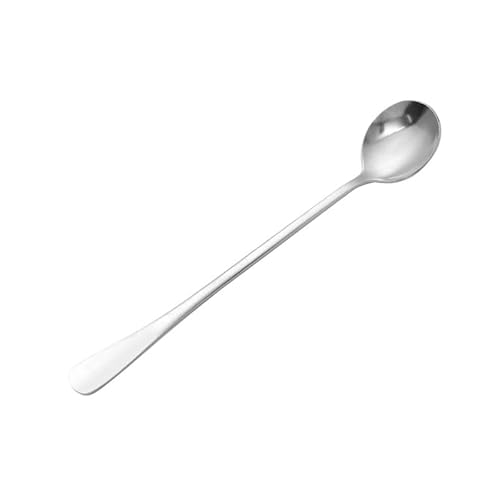 Teelöffel für Tee, Kaffee, Suppe, zum Essen, Rühren, Rühren, langer Griff, Teelöffel, Cocktail, Eis, Honig, Küchenbesteck (02) von Xailry