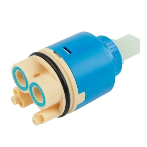 Wasserhahn-Kartuschenersatz, Universal-Wasserhahnventil, Keramikkartusche für Küche, Badezimmer, Waschbecken, Mischbatterie, Griffreparatur, 35/40 mm (35) von Xailry