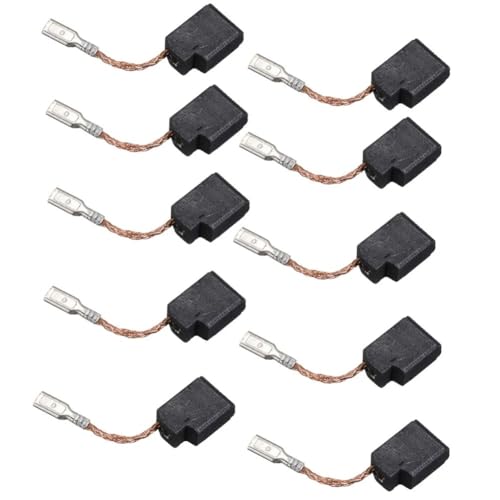 Xailry 5 Paar Kohlebürsten für Elektromotoren - Ersatzmotorbürsten für Elektrowerkzeuge, Generatoren und Geräte von Xailry