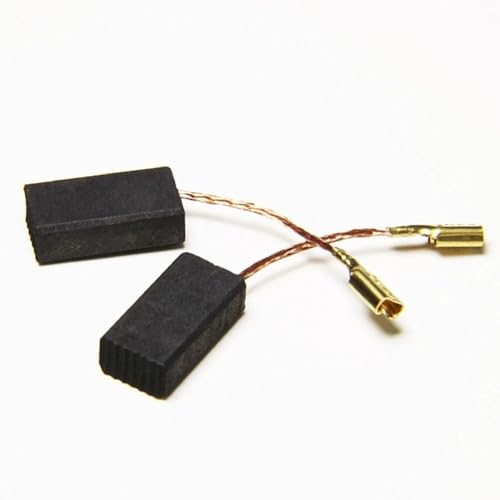 Xailry Kohlebürsten für Motoren, 5 x 10 mm, mit Kupferdraht, langlebige Ersatzteile für Elektromotoren, Elektrowerkzeuge und Haushaltsgeräte, 20 Stück von Xailry