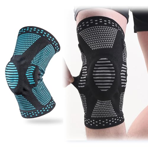 Xalveria Roteliees KnieLifePro - Kompressions-Kniebandage für Damen & Herren – Rutschfest, Atmungsaktiv & Stabile Unterstützung für Sport & Alltag (Blau,XL*1PCS) von Xalveria