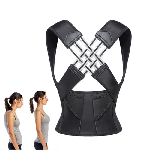 Xalveria Verstellbarer Haltungstrainer für Damen & Herren – Atmungsaktiver, flexibler Rückengurt für Büro, Homeoffice, Sport & Reisen (XL) von Xalveria