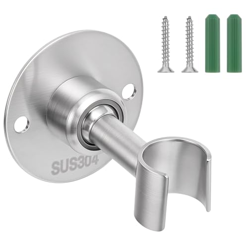 Duschkopfhalter – 360° verstellbare Handbrausenhalterung, Wandhalterung, Edelstahl, SUS 304, gebürstete Oberfläche, Handbrausestabhalter für Badezimmer Duschkopfhalter – 360° verstellbare Handbrausenhalterung, Wandhalterung, Edelstahl, SUS 304, gebürstete Oberfläche, Handbrausestabhalter für Badezimmer von Xamoca