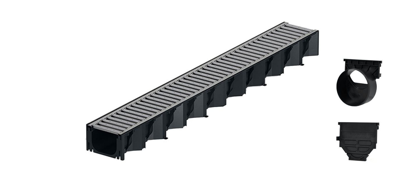 ACO Severin Ahlmann GmbH & Co. KG Entwässerungsrinne 1m Hexaline 2.0 Entwässerungsrinne + Stegrost verzinkt + Ablauf, 4-St., horizontaler Ablauf, Rost Stahl verzinkt ACO Severin Ahlmann GmbH & Co. KG Entwässerungsrinne 1m Hexaline 2.0 Entwässerungsrinne + Stegrost verzinkt + Ablauf, 4-St., horizontaler Ablauf, Rost Stahl verzinkt von ACO Severin Ahlmann GmbH & Co. KG