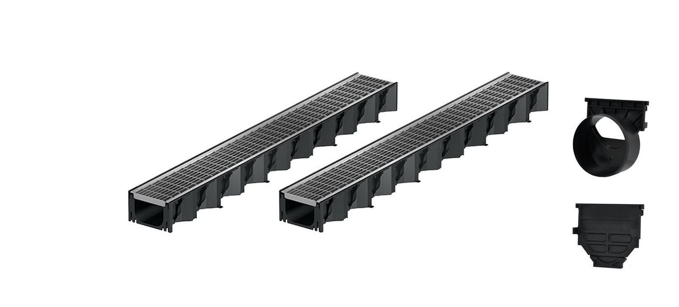 ACO Severin Ahlmann GmbH & Co. KG Entwässerungsrinne 2x1m Hexaline 2.0 Entwässerungsrinne + Maschenrost verzinkt + Ablauf, 8-St., horizontaler Ablauf, Maschenrost Stahl verzinkt ACO Severin Ahlmann GmbH & Co. KG Entwässerungsrinne 2x1m Hexaline 2.0 Entwässerungsrinne + Maschenrost verzinkt + Ablauf, 8-St., horizontaler Ablauf, Maschenrost Stahl verzinkt von ACO Severin Ahlmann GmbH & Co. KG