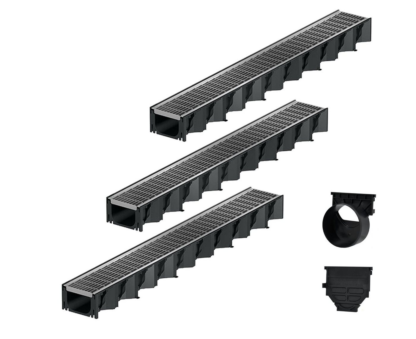 ACO Severin Ahlmann GmbH & Co. KG Entwässerungsrinne 3x1m Hexaline 2.0 Entwässerungsrinne + Maschenrost verzinkt + Ablauf, 10-St., horizontaler Ablauf, Maschenrost Stahl verzinkt ACO Severin Ahlmann GmbH & Co. KG Entwässerungsrinne 3x1m Hexaline 2.0 Entwässerungsrinne + Maschenrost verzinkt + Ablauf, 10-St., horizontaler Ablauf, Maschenrost Stahl verzinkt von ACO Severin Ahlmann GmbH & Co. KG
