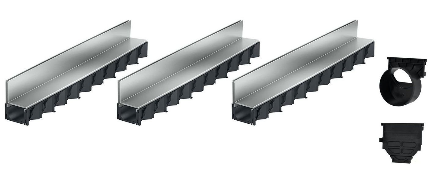 ACO Severin Ahlmann GmbH & Co. KG Entwässerungsrinne 3x1m Hexaline Entwässerungsrinne + Schlitzaufsatz verzinkt + Ablauf, 8-St., horizontaler Ablauf, Schlitzaufsatzrinne Stahl verzinkt ACO Severin Ahlmann GmbH & Co. KG Entwässerungsrinne 3x1m Hexaline Entwässerungsrinne + Schlitzaufsatz verzinkt + Ablauf, 8-St., horizontaler Ablauf, Schlitzaufsatzrinne Stahl verzinkt von ACO Severin Ahlmann GmbH & Co. KG