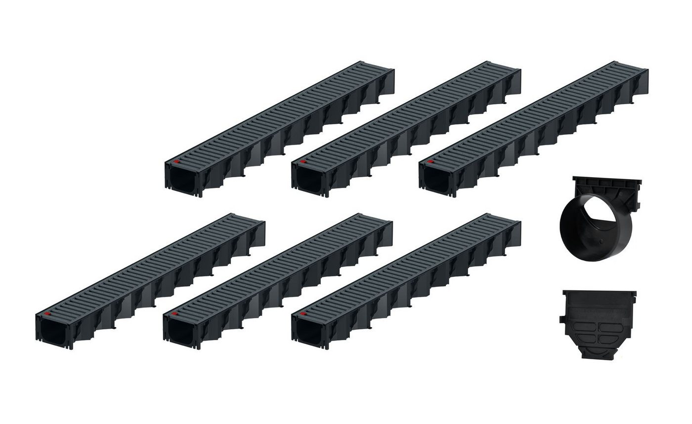ACO Severin Ahlmann GmbH & Co. KG Entwässerungsrinne 6x1m Hexaline 2.0 Entwässerungsrinne + Stegrost anthrazit + Ablauf, 14-St., horizontaler Ablauf, Rost Stahl verzinkt (pulverbeschichtet) ACO Severin Ahlmann GmbH & Co. KG Entwässerungsrinne 6x1m Hexaline 2.0 Entwässerungsrinne + Stegrost anthrazit + Ablauf, 14-St., horizontaler Ablauf, Rost Stahl verzinkt (pulverbeschichtet) von ACO Severin Ahlmann GmbH & Co. KG
