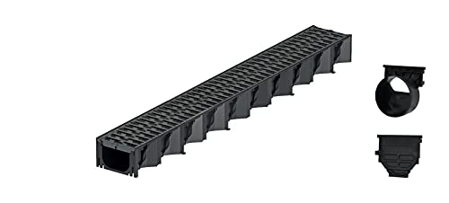 1m ACO Hexaline 2.0 Entwässerungsrinne mit Microgrip Stegrost Ablauf horizontal Bodenrinne Terrassenrinne 1m ACO Hexaline 2.0 Entwässerungsrinne mit Microgrip Stegrost Ablauf horizontal Bodenrinne Terrassenrinne von Xanie