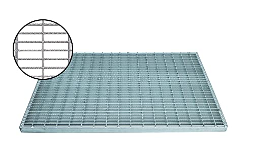 740x490x20mm Maschenrost 30/10 Gitterrost Eingangsrost Normrost Abstreifer Rost verzinkt Gleitschutz von Xanie