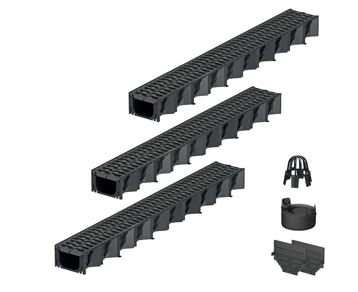ACO Severin Ahlmann GmbH & Co. KG Entwässerungsrinne 3x1m Hexaline 2.0 Entwässerungsrinne + Stegrost Microgrip + Ablauf, 10-St., vertikaler Ablauf, Kunststoff Stegrost mit rutschhemmender Struktur ACO Severin Ahlmann GmbH & Co. KG Entwässerungsrinne 3x1m Hexaline 2.0 Entwässerungsrinne + Stegrost Microgrip + Ablauf, 10-St., vertikaler Ablauf, Kunststoff Stegrost mit rutschhemmender Struktur von ACO Severin Ahlmann GmbH & Co. KG