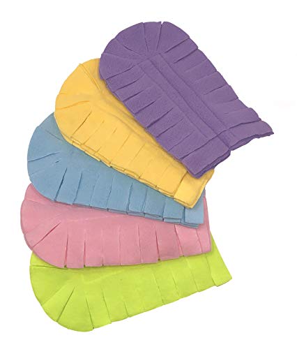 Xanitize Fleece-Nachfüllpackungen für Swiffer Handstaubwedel, wiederverwendbar, trockener Staubwedel, 5 Stück, Regenbogenfarben Pastellfarben von Xanitize