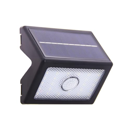 WALL LIGHT SOLAR BLACK SENSOR 400 LUMENS 5000K von Xanlite