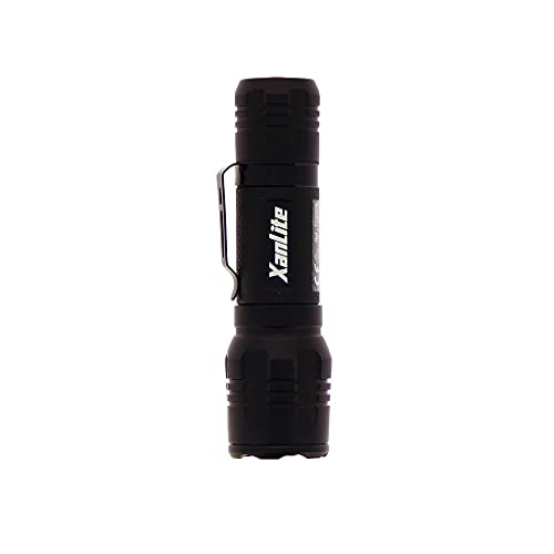 XANLITE LED Flashlight, 300 LUMENS, 3 Lighting Modes, Batteries Included TO250S, Multicolor von Xanlite