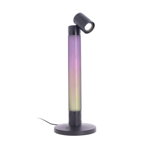 Xanlite Tischleuchte, 40 cm, RGB Digital und Weiß, CCT und dimmbar, kabelgebunden, USB, synchronisiert mit Musik von Xanlite