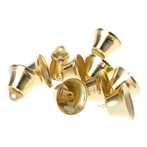 10pcs/Bag Metallglocken Klingeln Goldene Glocke Für Handwerk Bird Swing Ladder Papageien Spielzeugzubehör Für Urlaub Ornamente Plüsch Gelb Duck Weichgefüllte Tierkissen Kinder Geburtstag Geschenk von Xanorrg