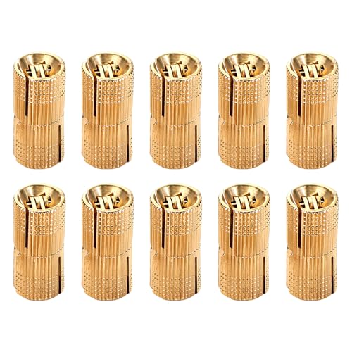 10pcs Messingmöbel Scharnier Zylindrisch Versteckte Scharnierscharnierscharnierscharnierscharnier Tür Hardware 180 Grad Öffnungswinkel Zylindrisch Versteckte Möbelscharniere von Xanorrg