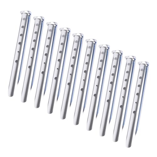 10pcs Outdoor Bodend Camping Zelteinsätze Pegs Windschutz Einsätze Für Fest Verankertes Zeltzelt Wanderzubehör von Xanorrg
