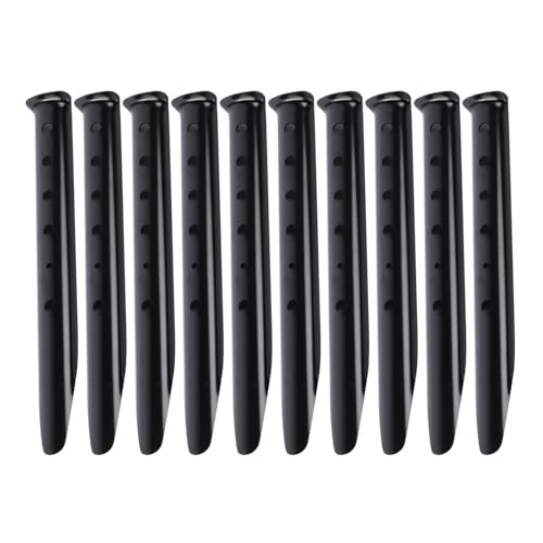 10pcs Outdoor Bodend Camping Zelteinsätze Pegs Windschutz Einsätze Für Fest Verankertes Zeltzelt Wanderzubehör von Xanorrg