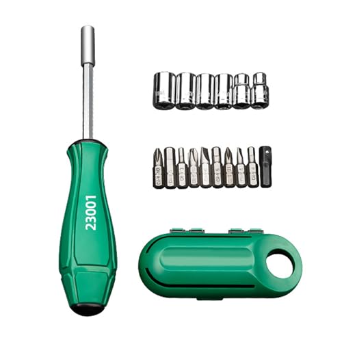 17 Stück Multibit Ratschenschraubendreher Für Die Reparatur Zu Hause Und Projekte Mit Austauschbarem Steckdose Mit Kohlenstoffstahlkonstruktion 17 Stück Multibit Ratschenschraubendreher Für Die Reparatur Zu Hause Und Projekte Mit Austauschbarem Steckdose Mit Kohlenstoffstahlkonstruktion von Xanorrg