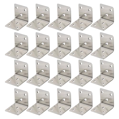 20pcs/Set Edelstahl Regalhalterungshalter von Xanorrg