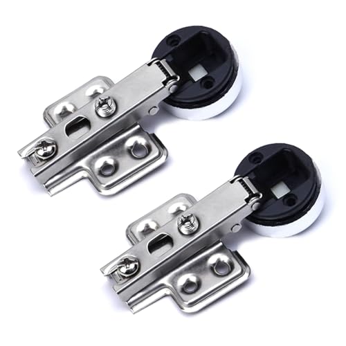 2Pack Hydraulische Ruhige Schlussscharniere Für Glasschrank Tür Haltbarkeit Kalter Stähle Betrieb Schwere Schließschrank Türscharniere von Xanorrg