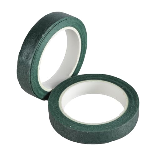 2pcs Craft Blumenband Hellgrüne Florale Hochzeitsdekoration 20m Für Blumenarrangements Und Kunsthandwerk Blumenstammklebeband von Xanorrg